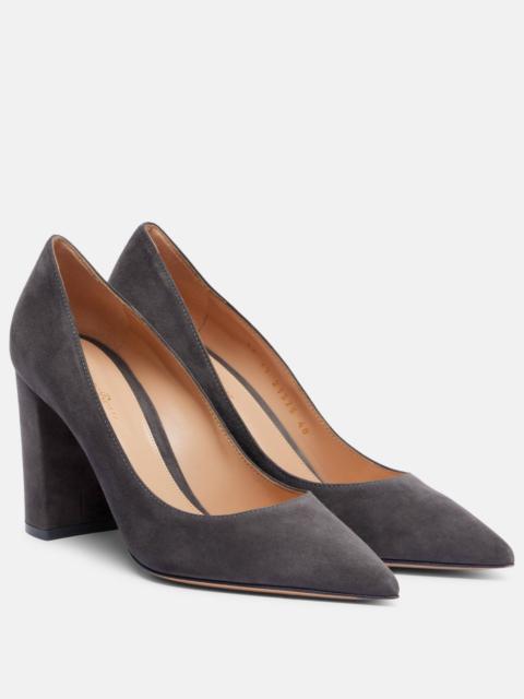 Gianvito Rossi Piper 85 suede pumps