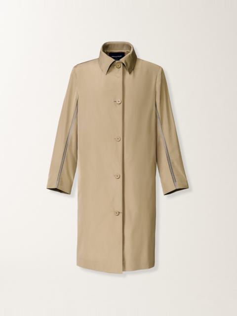 FABIANA FILIPPI Technical taffeta overcoat