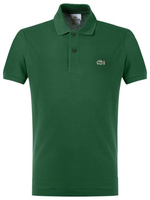LACOSTE logo-patch short-sleeve polo shirt