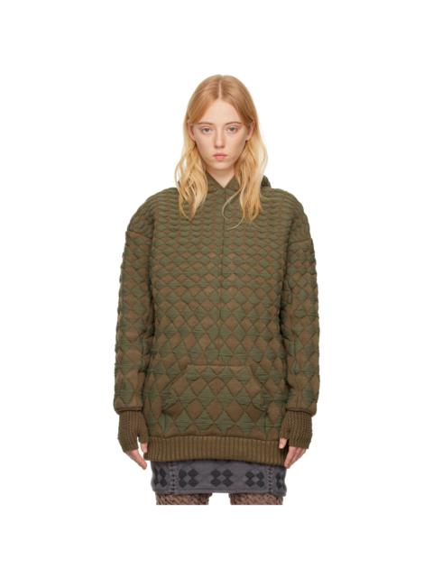 ISA BOULDER Khaki Illusion Hoodie