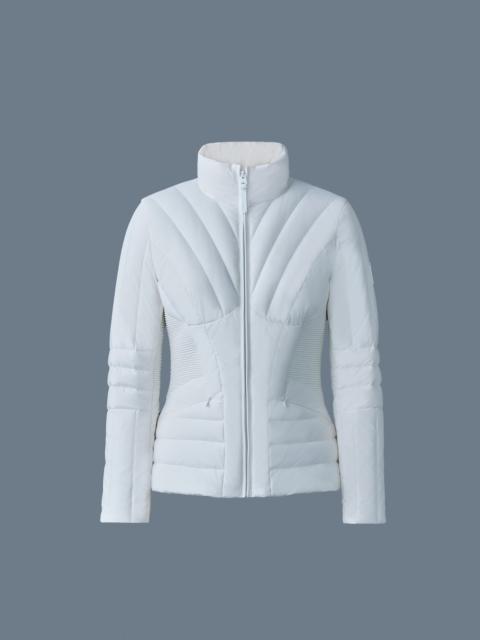 MACKAGE ALMA Smocked detail light down jacket
