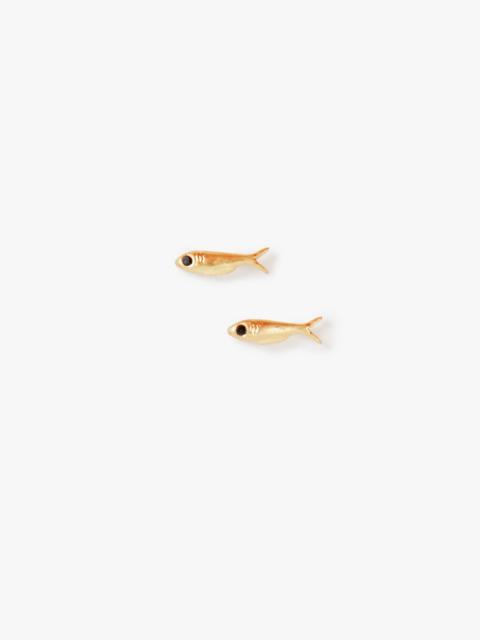 Clare V. Sardine Stud Earrings