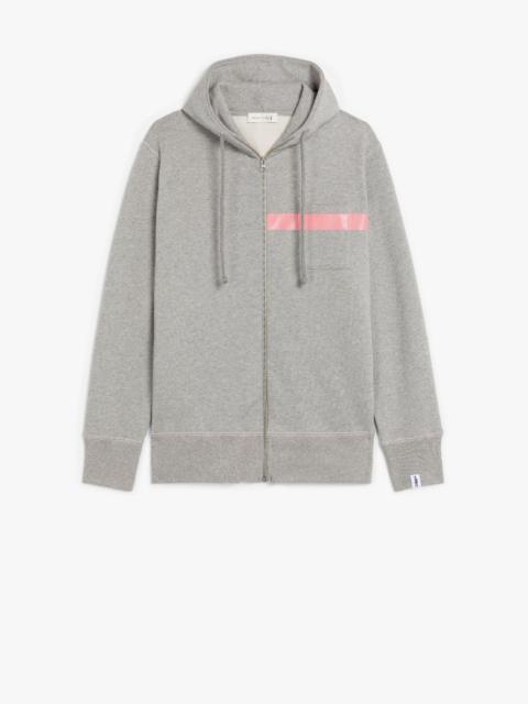 Mackintosh GREY X PINK COTTON HOODED SWEATSHIRT | GJM-208