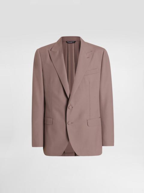 Dolce & Gabbana Single-breasted wool poplin jacket
