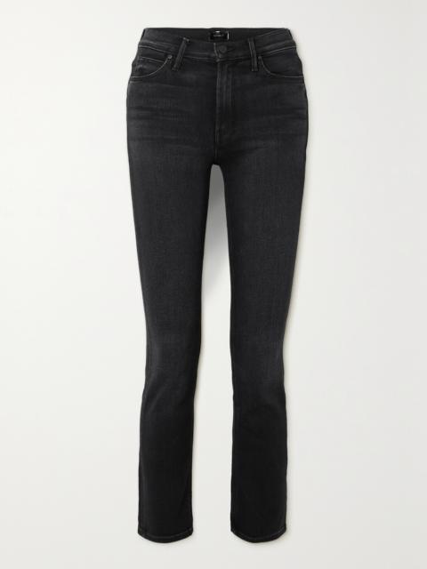 MOTHER + Net Sustain The Dazzler Ankle Mid-rise Slim-leg Jeans