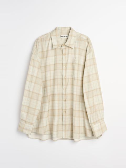 Our Legacy Borrowed Shirt Stella Check Print