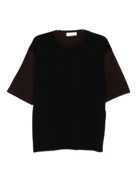Lanvin colour-block short-sleeve T-shirt