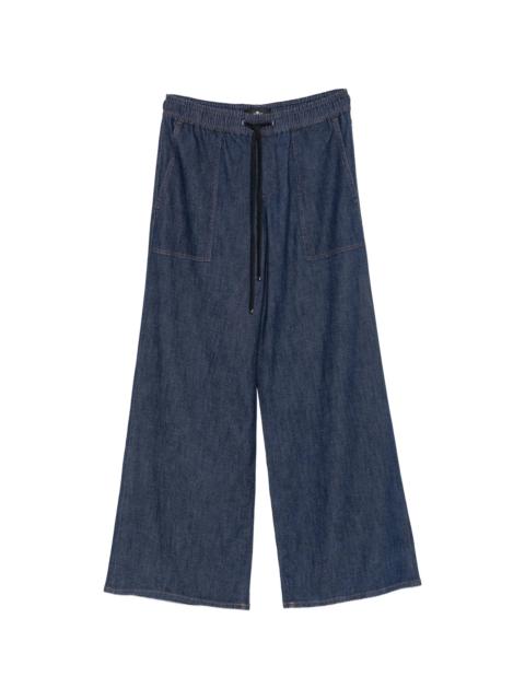 7 For All Mankind 7 For All Mankind Utility Drawstring Wide-leg Jeans