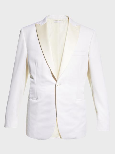 Brioni Men's Solid Wool Dinner Jacket