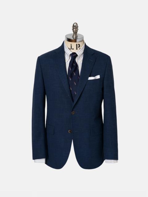 J. PRESS NAVY CRASH LINEN SPORT COAT