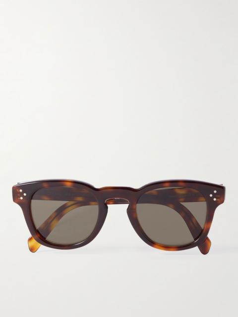 CELINE Black Frame 42 D-Frame Tortoiseshell Acetate Sunglasses Tortoiseshell