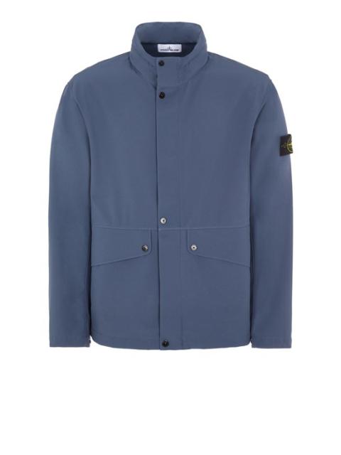 Stone Island 40327 LIGHT SOFT SHELL-R_e.dye® TECHNOLOGY IN RECYCLED POLYESTER AVIO BLUE