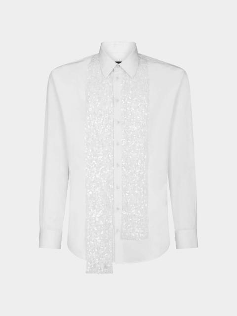 DSQUARED2 D2 BLOSSOMS SCARF SHIRT
