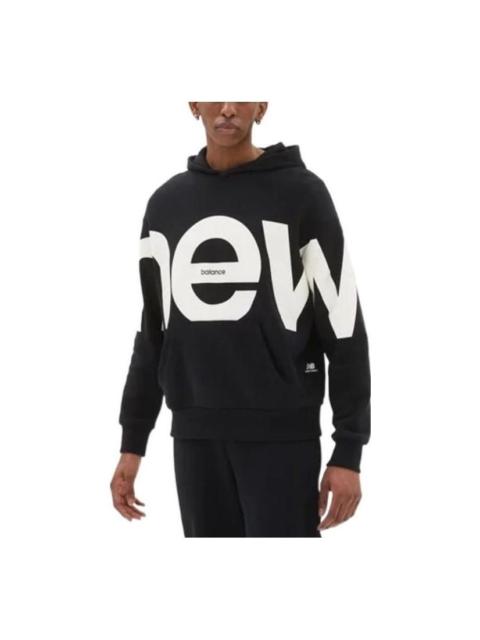New Balance New Balance Athletics Unisex Out of Bounds Oversized Sweat Pullover Hoodie Asia Sizing 'Black' UT235