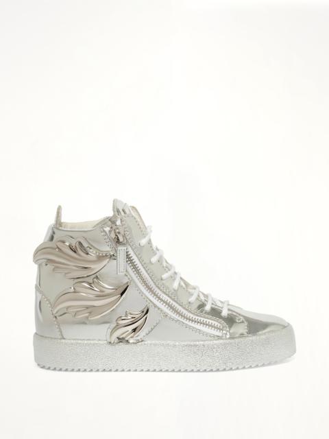 Giuseppe Zanotti Shooting Argento Sneaker in Black
