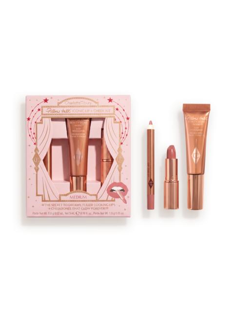Charlotte Tilbury PILLOW TALK ICONIC LIP + CHEEK KIT Pillow Talk Medium