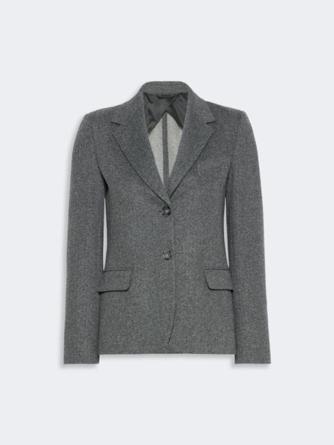 WEEKEND Max Mara FEROCE Jacquard jersey blazer - MEDIUM GREY