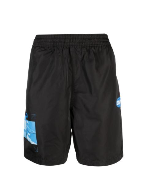 Off-White Onthego logo-print swim shorts