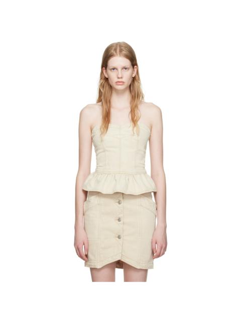 Isabel Marant Étoile Beige Solizinia Denim Camisole