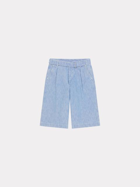 KENZO Denim military short trousers