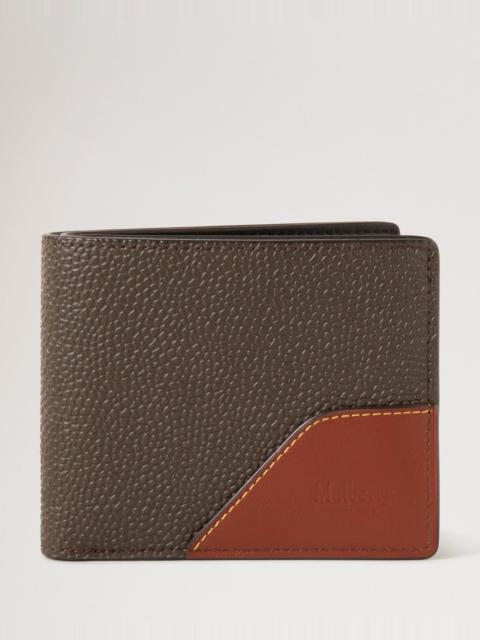 Mulberry 8 Card Wallet Mole & Cognac Bioveg Scotchgrain & Flat Calf
