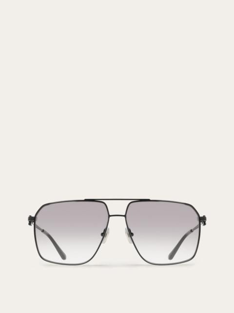 FERRAGAMO Navigator frame sunglasses