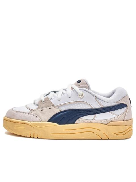 PUMA (WMNS) PUMA 180 Vintage 'White Navy Warm White' 396323-01