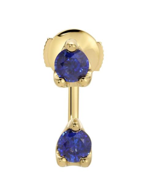 ANITA KO Large Blue Sapphire Orbit Earring