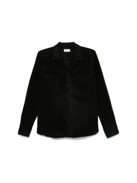 Universal Works felted-finish shirt