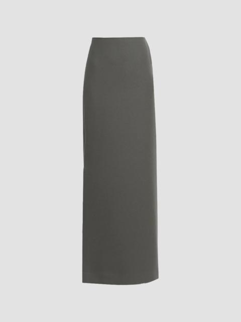 ISSEY MIYAKE Women's Calligraph Wool Maxi Skirt - Gray