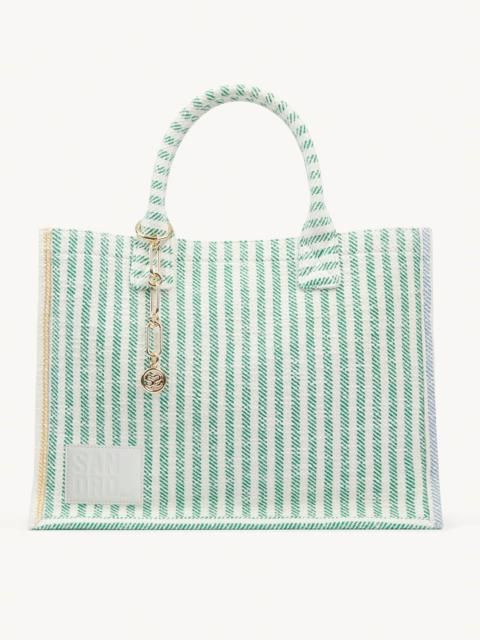 Sandro Striped tote bag