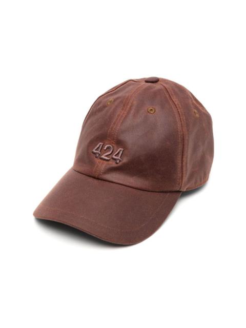 424 embossed-logo baseball cap
