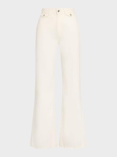NILI LOTAN Edira High-Rise Wide-Leg Jeans