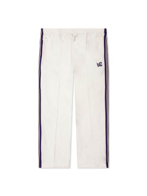 NEEDLES X DC SHOES TRACK PANT POLY RIPSTOP - IVORY