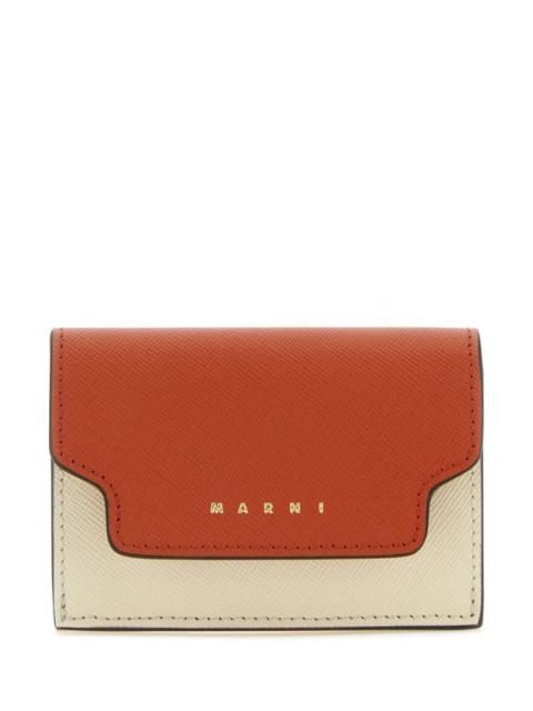 Marni Multicolor leather wallet