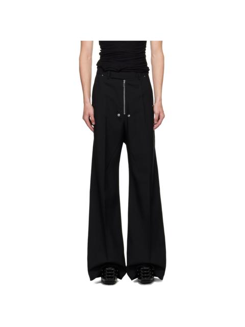 Rick Owens Black Concordians Tailored Wide Bela Trousers