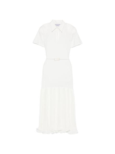 ROWEN ROSE pleated dress