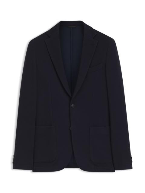 BOSS SLIM-FIT BLAZER IN MICRO-PATTERNED STRETCH JERSEY