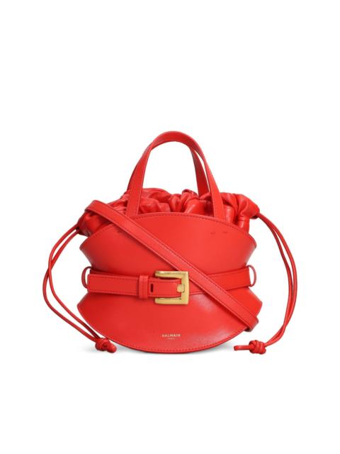 Balmain buckled drawstring tote bag