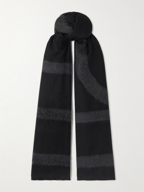 TOTEME Intarsia-knit Wool-blend Scarf