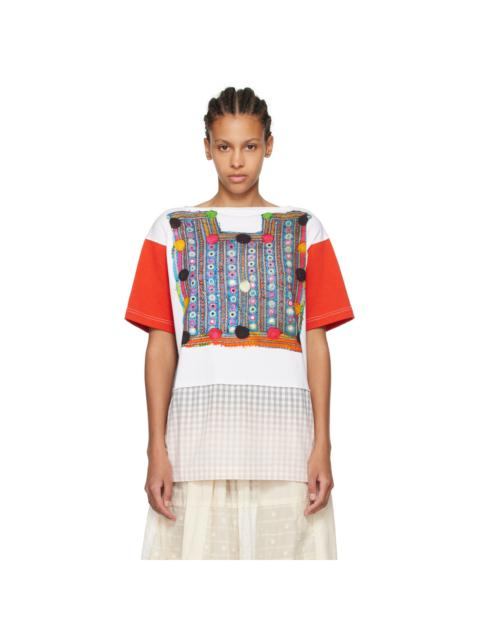 TAO Comme Des Garçons Multicolor Printed T-Shirt