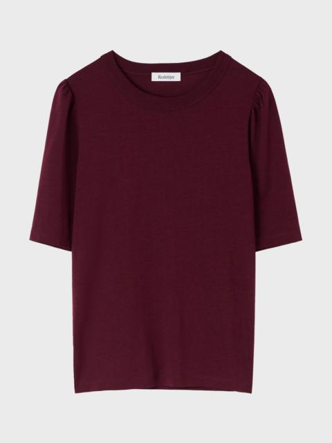 Rodebjer T-shirt Dory Burgundy