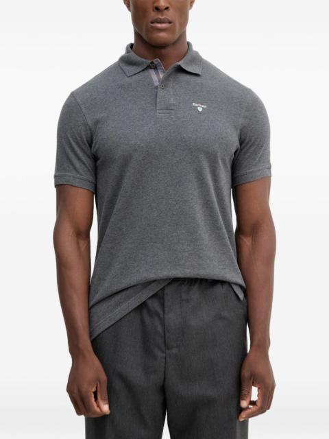 Barbour logo-embroidery polo shirt