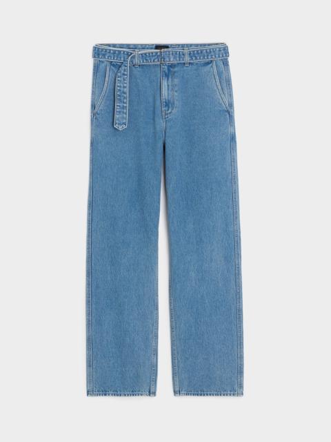 TODD SNYDER Belted Denim Trouser