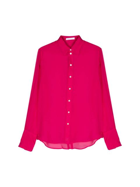 Helmut Lang sheer silk shirt