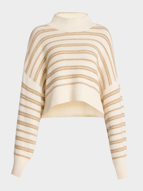 SABLYN Wells Cropped Cashmere Pullover