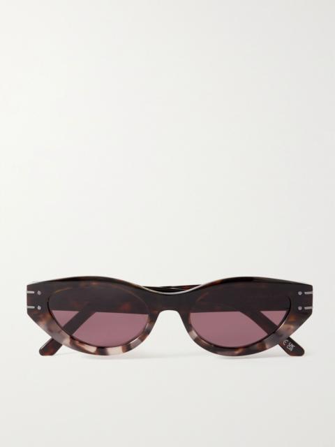 Dior DiorSignature B5I oval-frame tortoiseshell acetate sunglasses Brown