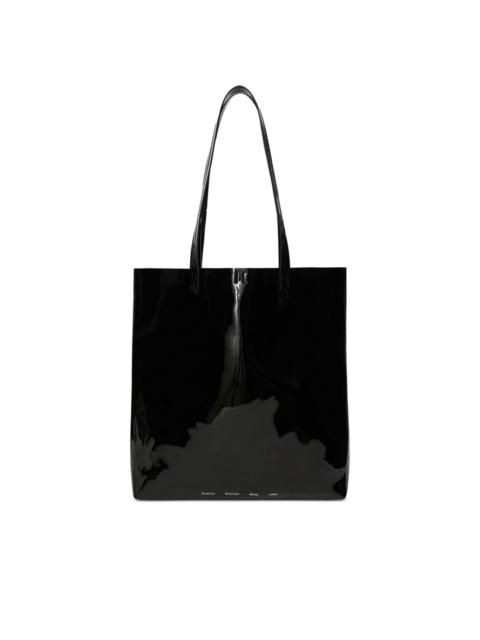 Walker patent tote bag