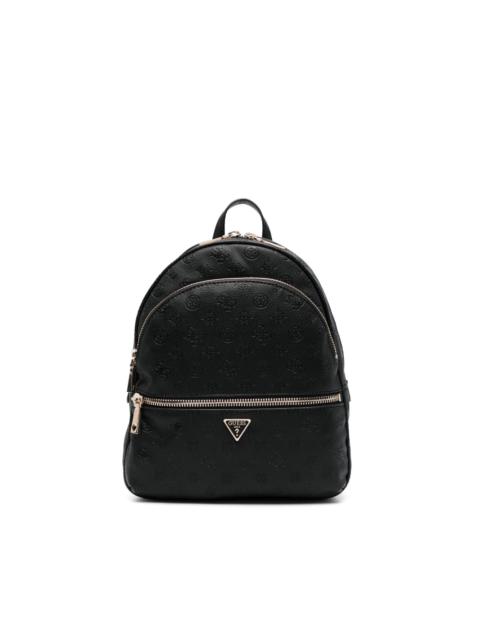 GUESS USA Manhattan embossed zip backpack