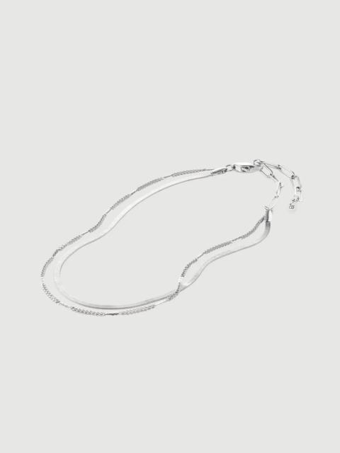 JENNY BIRD SURFSIDE ANKLET SILVER